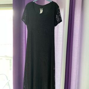Helene Blake Long Black Dress